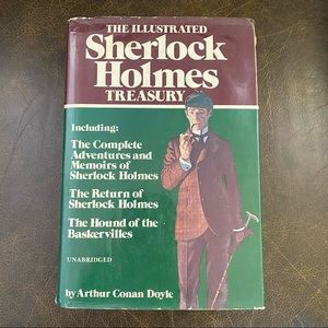 The Illustrated SHERLOCK HOLMES Treasury Hardcover Book by Arthur Conan Doyle